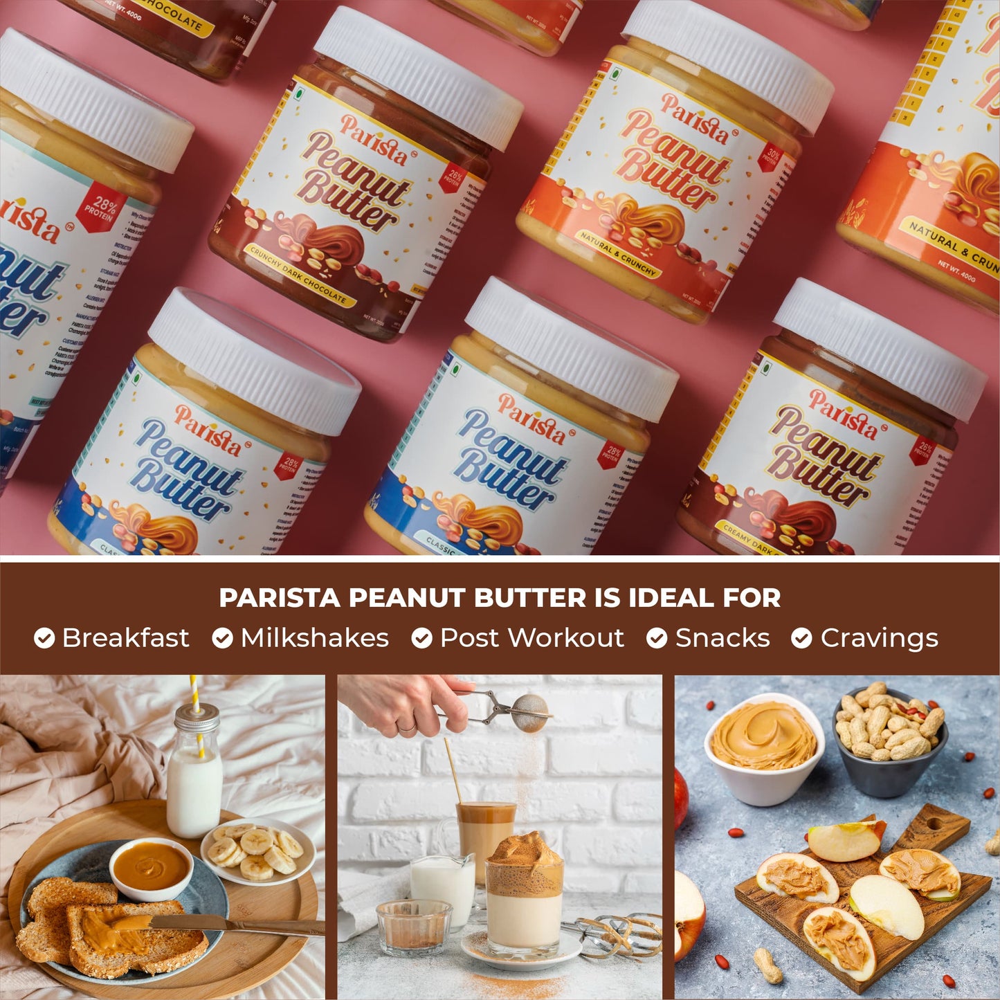 Crunchy Dark Chocolate Peanut Butter