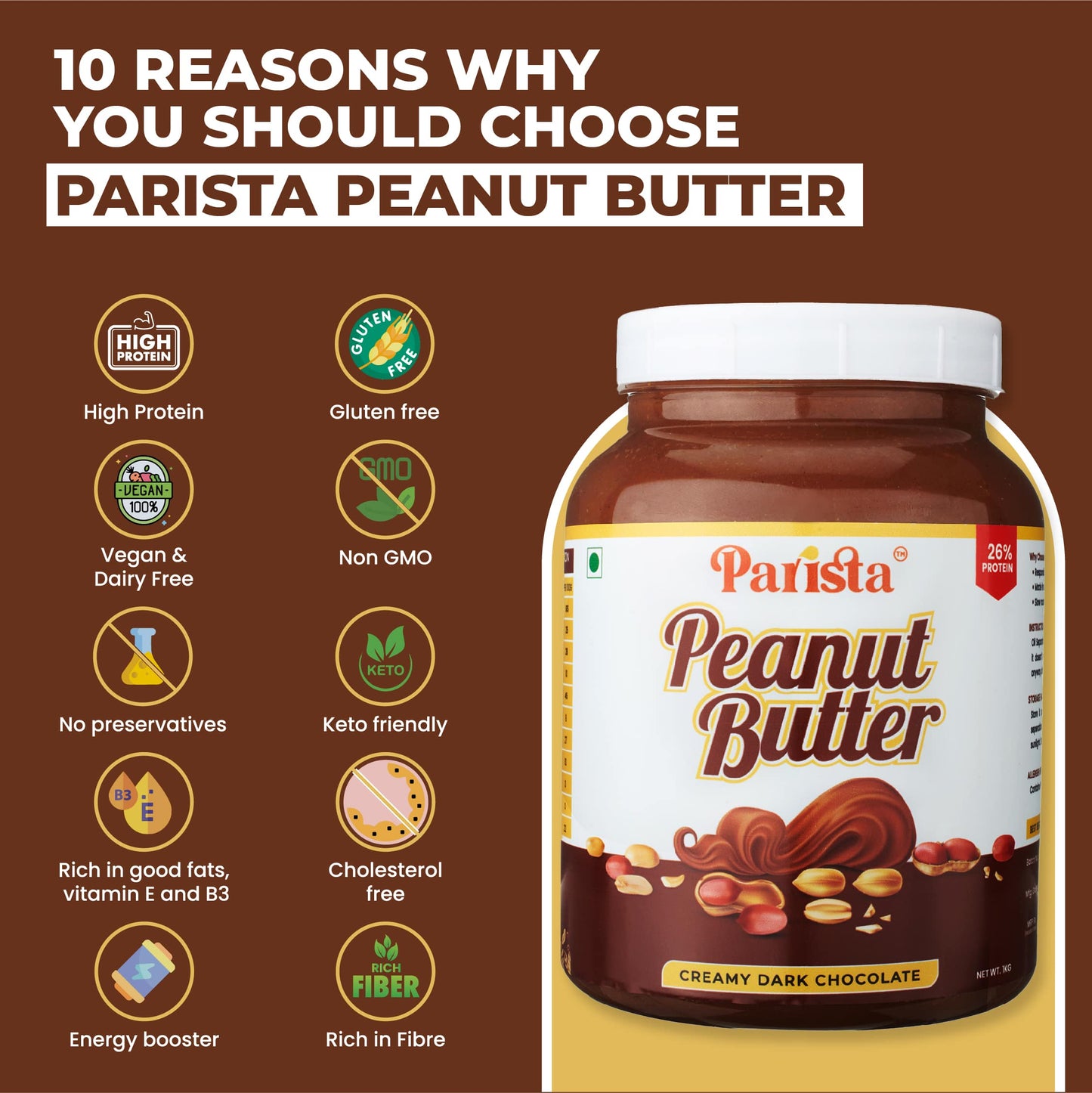 Creamy Dark Chocolate Peanut Butter