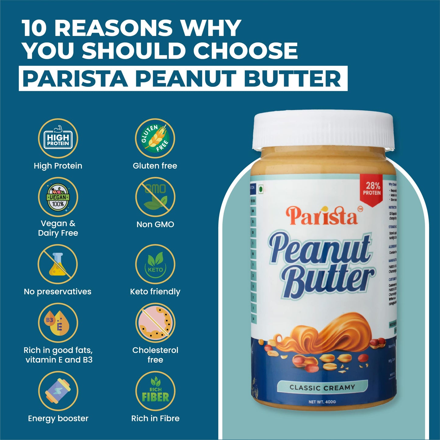 400G Classic Creamy Peanut Butter