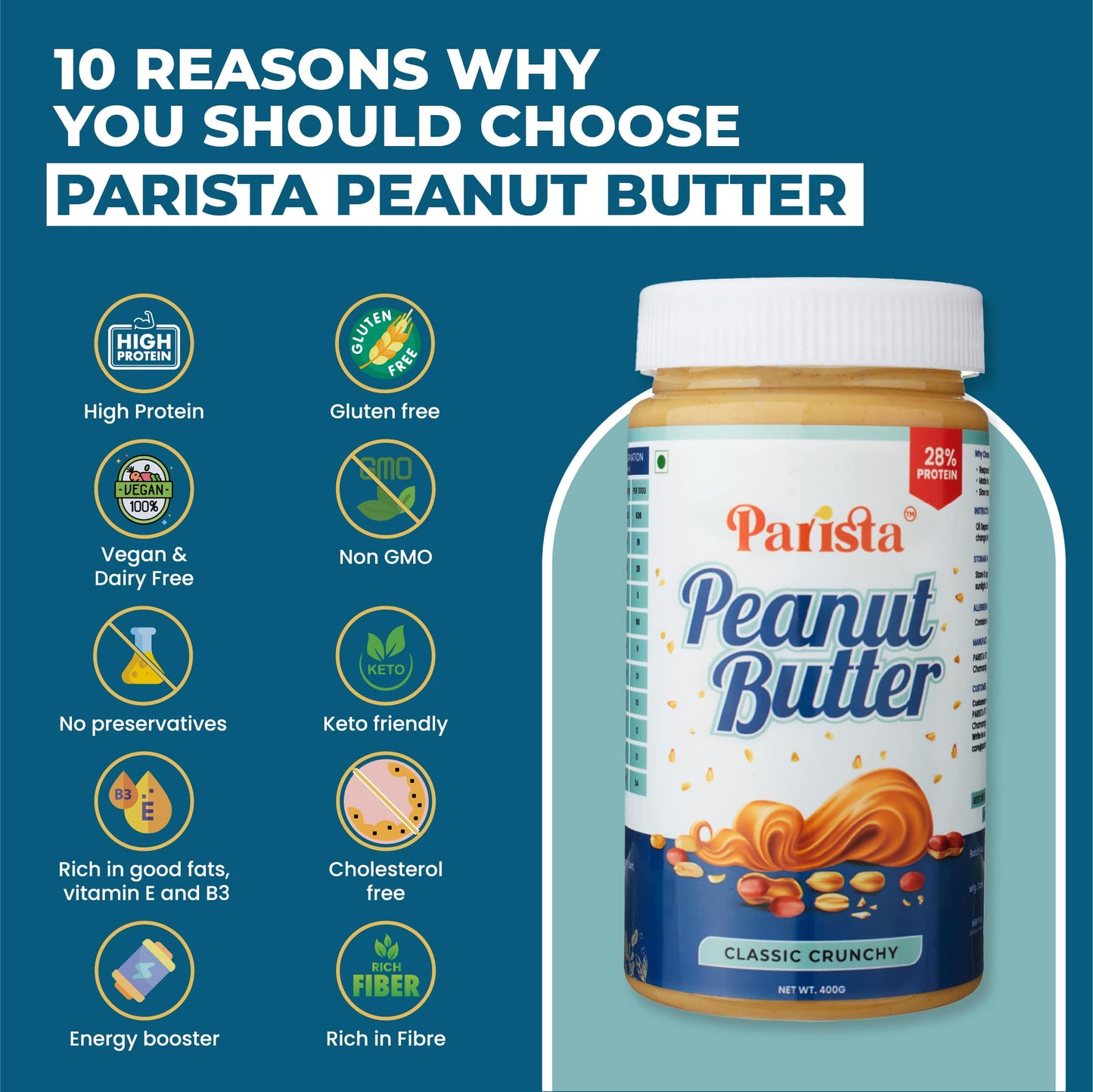 400G Classic Crunchy Peanut Butter